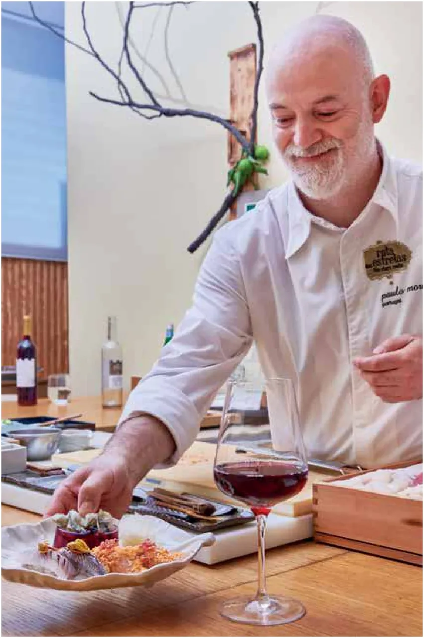 Niguiri de robalo e sardinha, gunkan de ostra e Vinho Medieval de Ourém — Paulo Morais