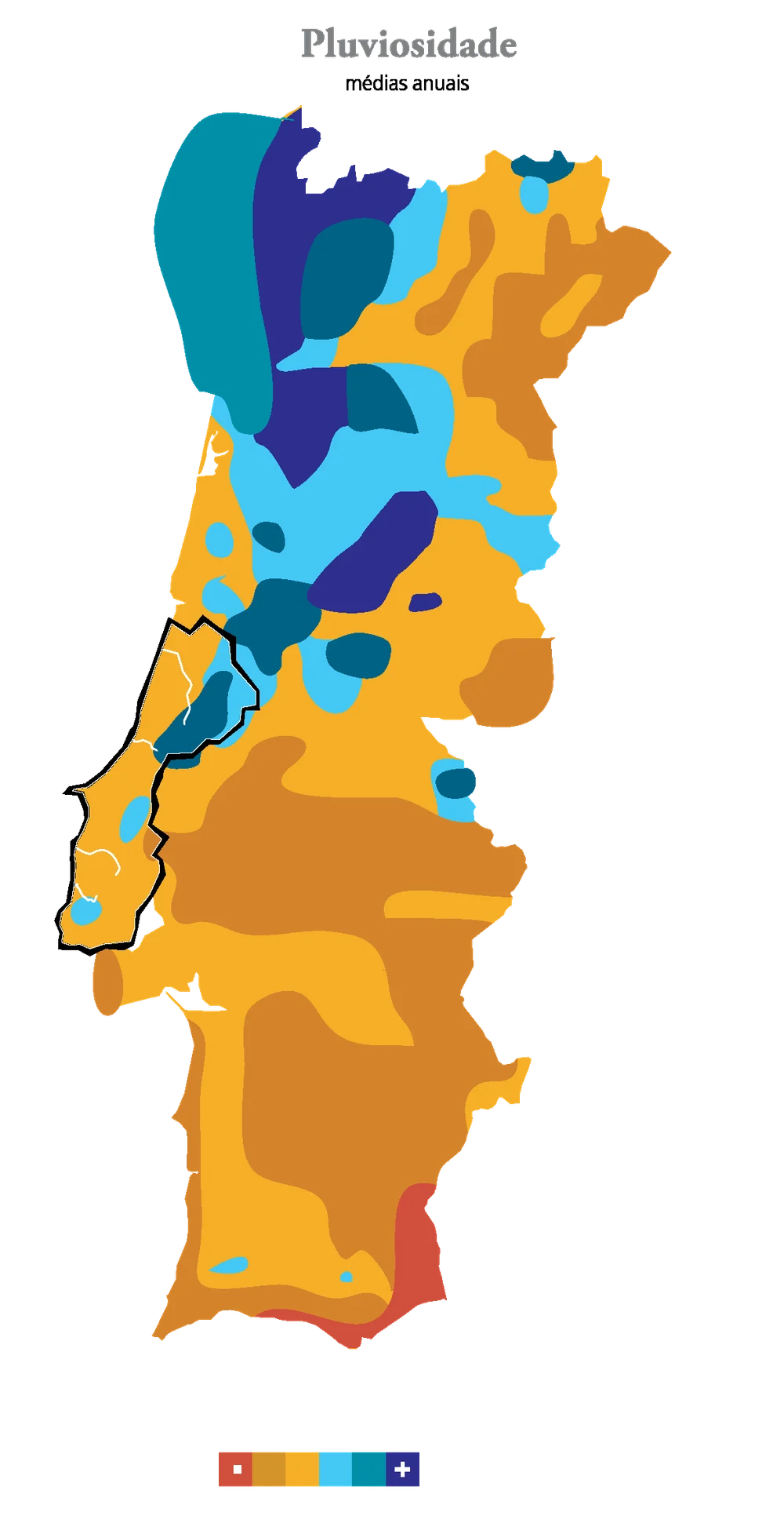 Mapa do terroir — Pluviosidade